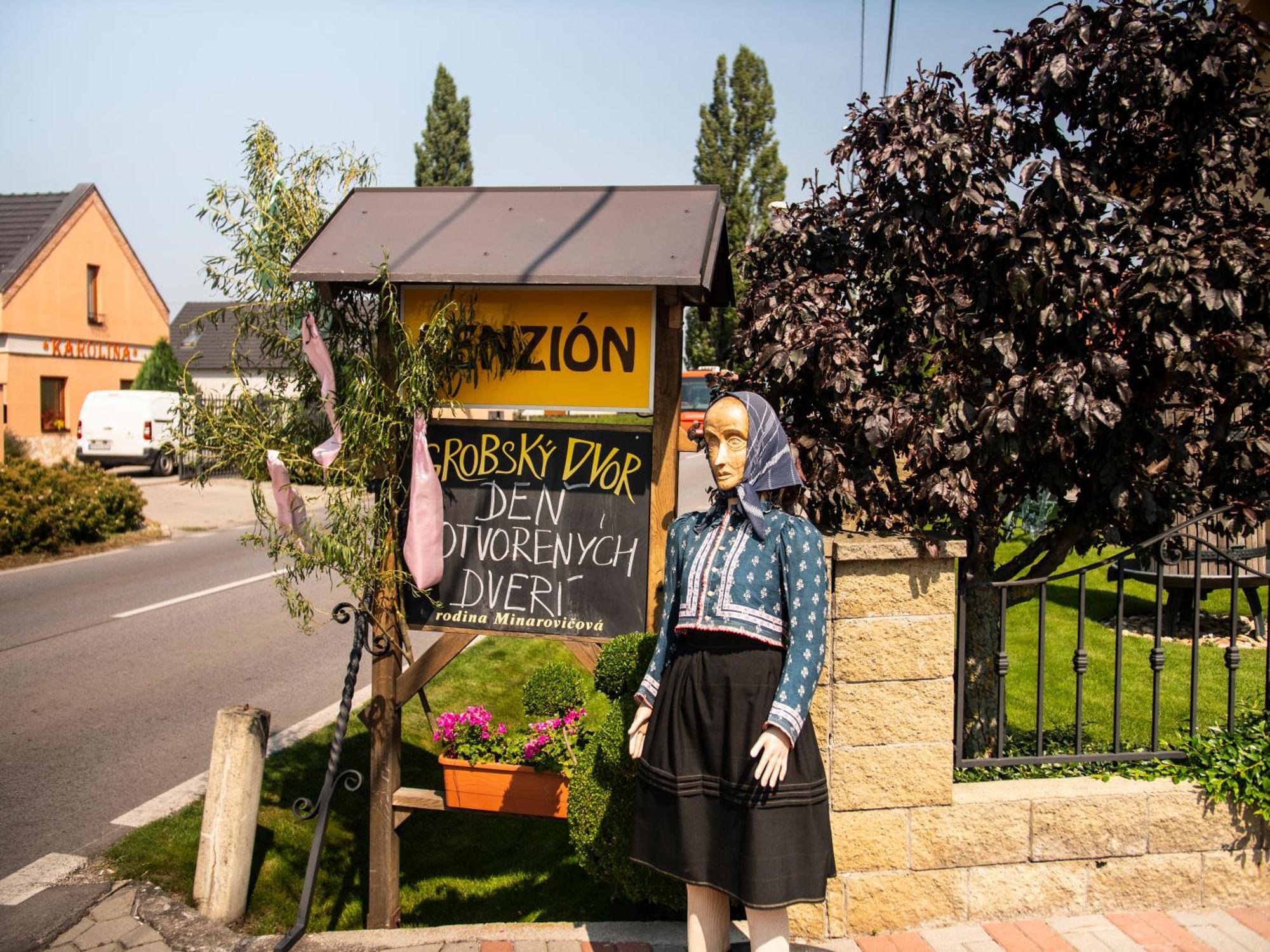 Penzion Grobsky Dvor Slovensky Grob エクステリア 写真